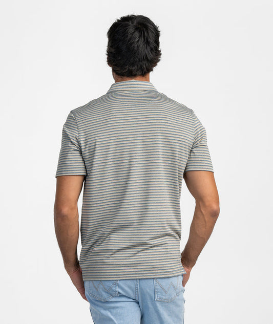 SSCO Cahaba Heather Polo - Blue Ridge