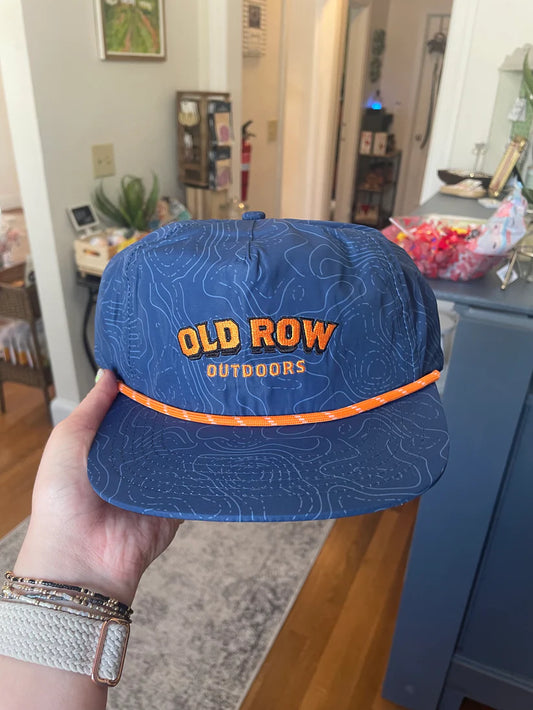 Outdoors Toppo Nylon Hat Navy and Orange