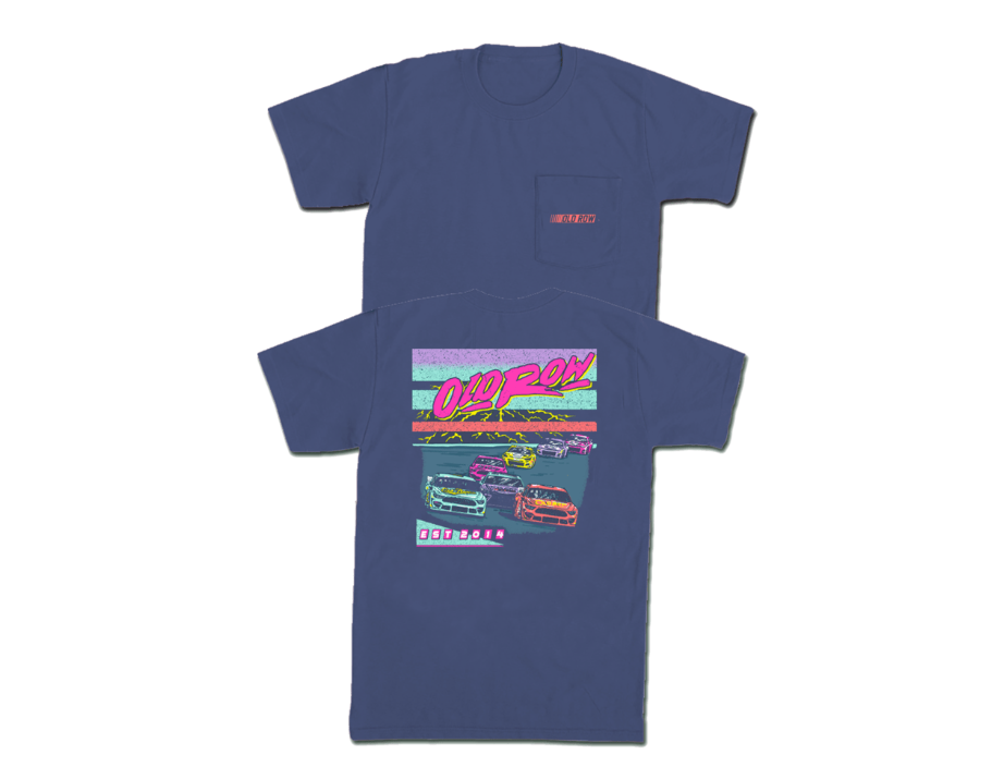 Old Row Neon Racing Pocket Tee