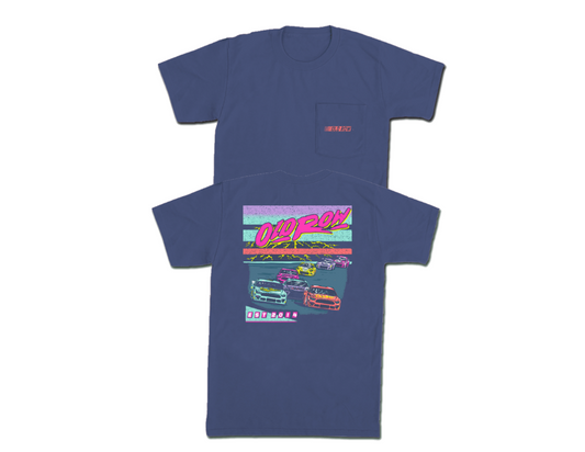 Old Row Neon Racing Pocket Tee