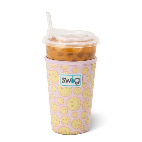 Swig 22oz Iced Cup Coolie - Oh Happy Day