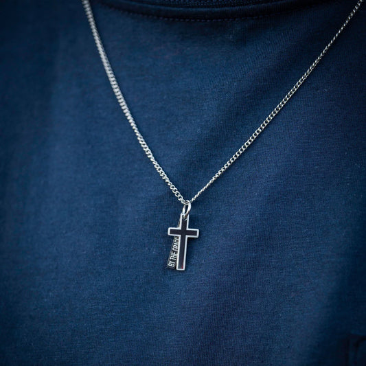 Old South Stainless Steel Cross Pendant