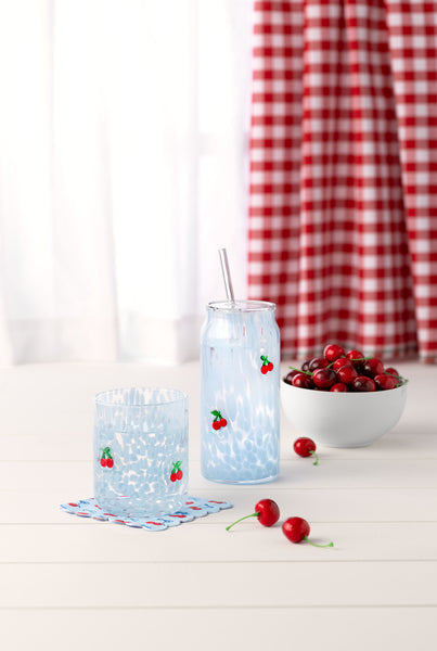 Cherry Pop Charm Glass 17 oz