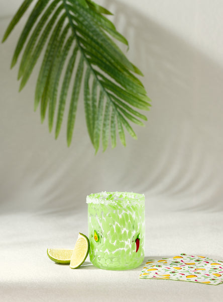 Taco Night Charm Glass 17 oz