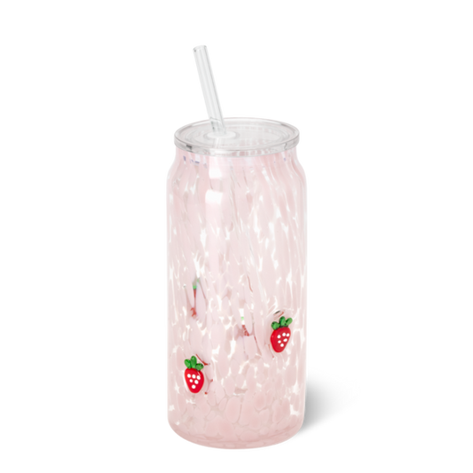 Strawberry Shortcake Charm Glass 23 oz