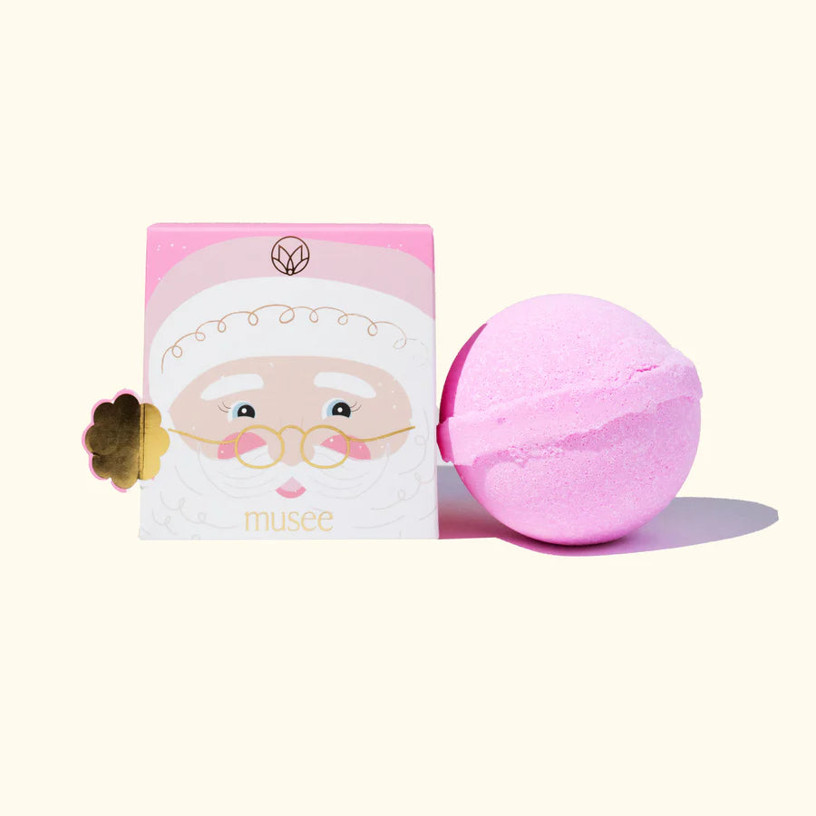 Pink Santa Boxed Bath Bomb