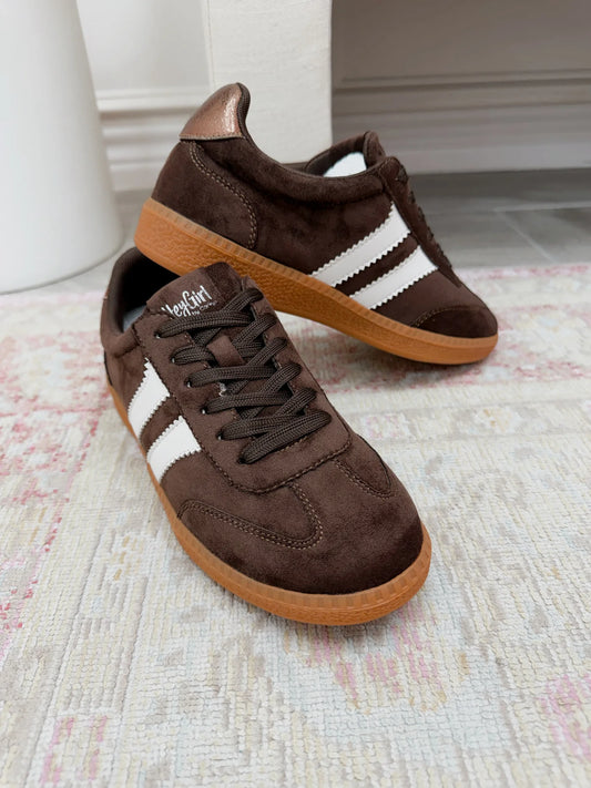 Corky’s Heads Up Sneakers - Chocolate