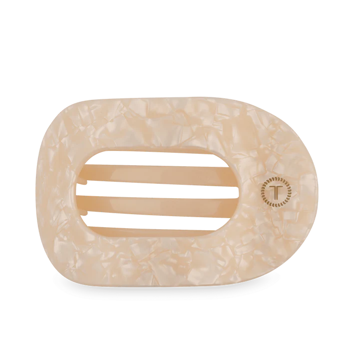 Teleties Large Round Flat Clip