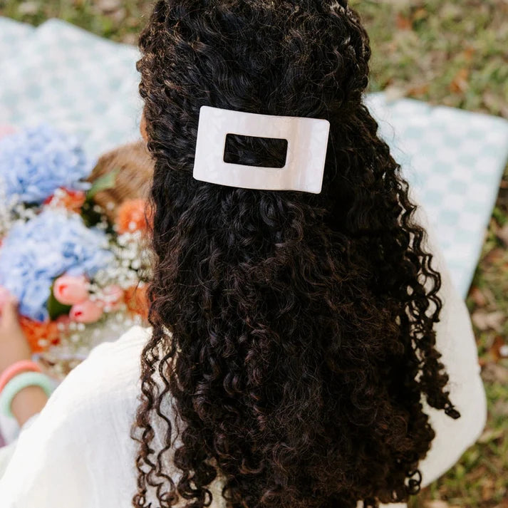 Teleties Small Flat Rectangle Clip