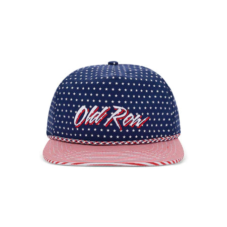 Old Row Stars and Stripes Nylon Rope Hat