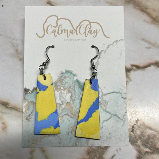 Calma Clay Blue/Yellow Long Trapezoid