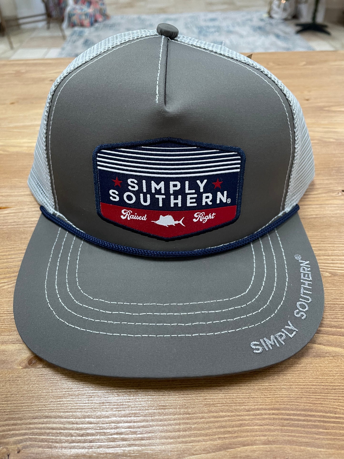 Simply Southern Men’s Hat - Stripe Logo
