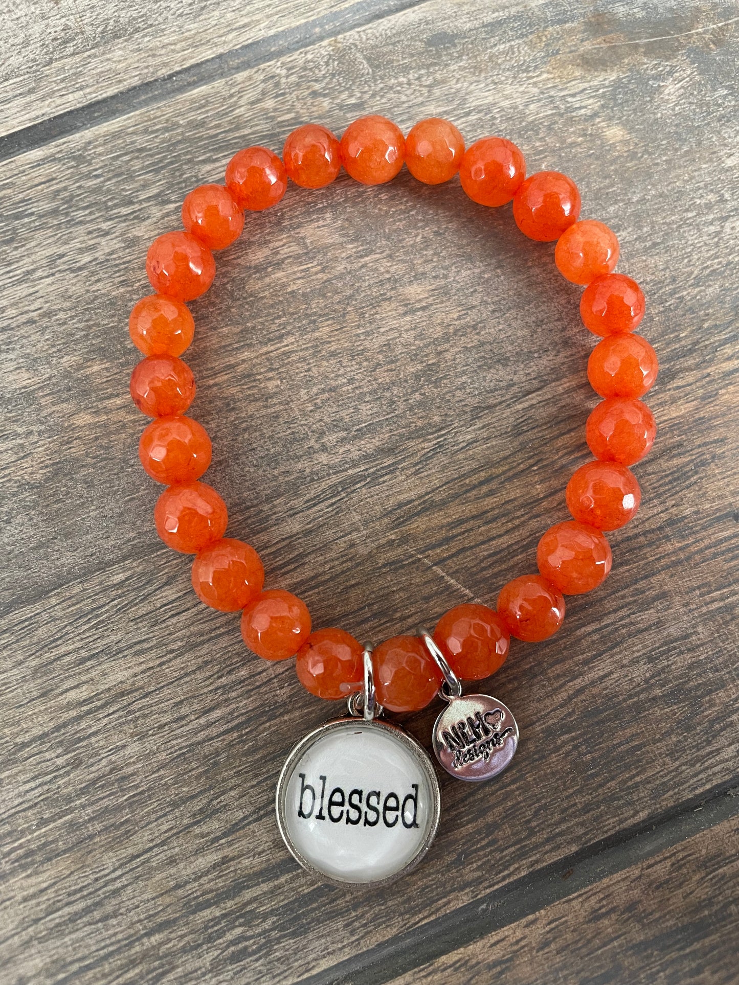 Orange Blessed NLH Bracelet