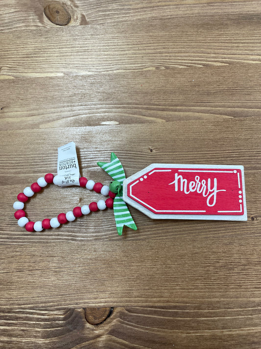 Merry Tag Ornament